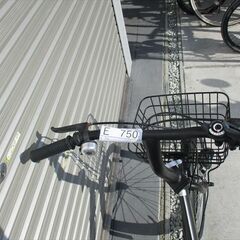 E750★　15800円★　折りたたみ中古自転車【20インチ　黒 キャプテンスタッグ】 の画像
