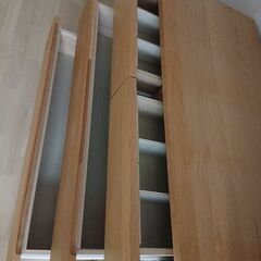 無印良品木製4段チェストの画像