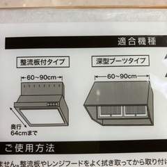 コストコ購入レンジフードフィルターの画像
