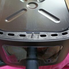少し難あり　ノンフライヤー 4.2L  SAMKYO F40 ブラックの画像