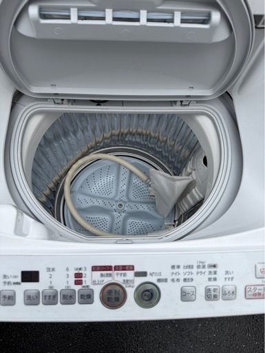 SHARP（シャープ）電気洗濯乾燥機 6.0kg ES-TG60L-P動作確認済み 配送 