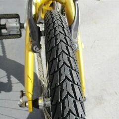 E753★28000円★　折りたたみ中古自転車【20インチ ＤＡＨＯＮ　mu イエロー 】の画像