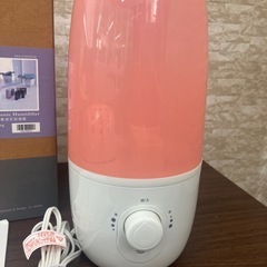 アロマ超音波式加湿器 ピンクの画像