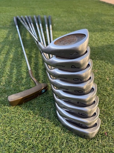 ゴルフクラブ ミズノクラブセット(SW, パター) Mizunoアイアンセット