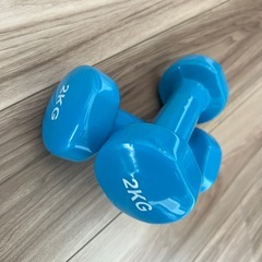 ダンベル2kg x2個の画像