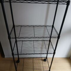 スチールラック（マッドブラック）の画像