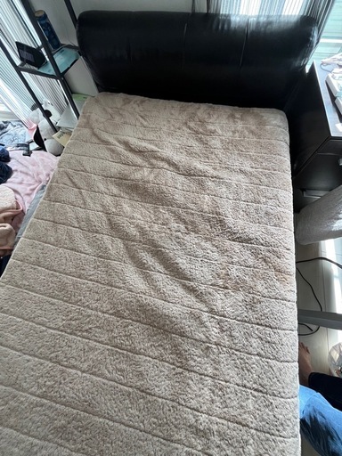 セミダブルベッドポケットコイルマットレス (さき) 粟津のベッドの中古