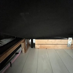 セミダブルベッド　ポケットコイルマットレス
の画像