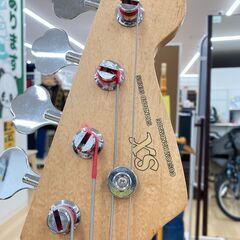 A-924【リユースのサカイ野々市店】ジモティ来店特価‼ SX CUSTOM HANDMADE STANDARD SERI エレキベース ホワイト クリーニング済みの画像