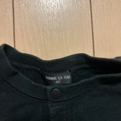 フォーマル　COMME CA ISM ブラックカーディガン 90サイズの画像