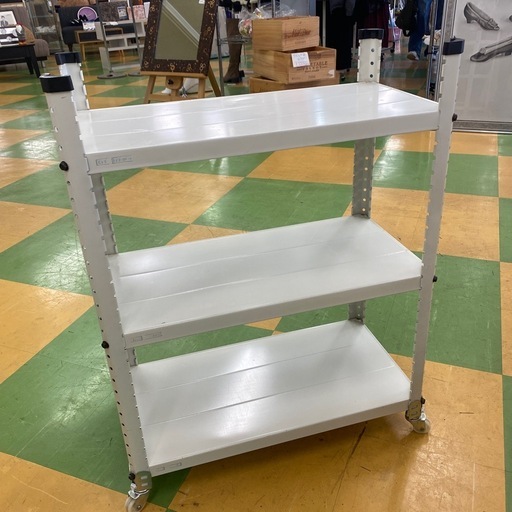 3段ラック (エコミオ) 名谷の収納家具《棚、シェルフ》の中古あげます