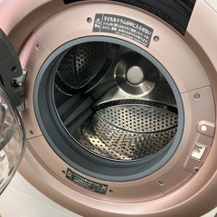 🫧SHARP シャープ🫧7/3.5kgドラム式洗濯乾燥機🫧2022年製🫧真下排水🫧プラズマクラスター搭載🫧ES-S7G-NL🫧7637の画像