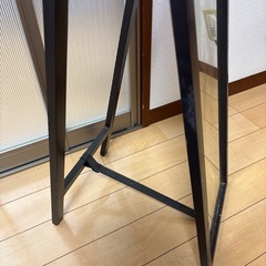 スタンドミラー ブラウン 茶色の画像
