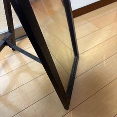 スタンドミラー ブラウン 茶色の画像