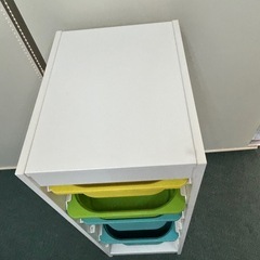 美品　4段収納棚　カラーBOX  家具　インテリアの画像