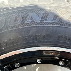 HOT STUFF ATRUM 15インチ＋ダンロップ スタッドレス195/65R15 プリウス/ノア/ヴォクシー等の画像