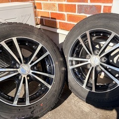 HOT STUFF ATRUM 15インチ＋ダンロップ スタッドレス195/65R15 プリウス/ノア/ヴォクシー等の画像