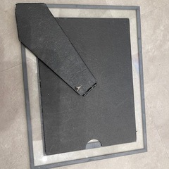 ガラスのフォトフレーム　外寸23✖️18の画像