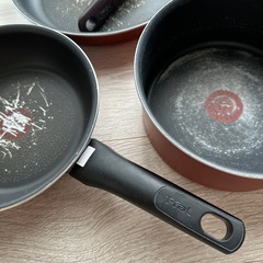 ティファール フライパン鍋セットの画像