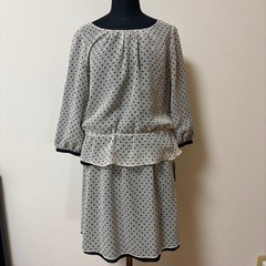 【新品タグ付き】リバーシブルセットアップ　ブラック＆ドッドの画像