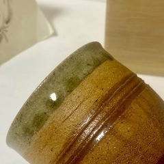 新品　萩焼 玉村登陽 松林庵 ぐい呑み 湯呑 湯呑の画像