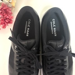 コールハーン グランド クロスコート プレミア レザーローカットスニーカー 美品の画像