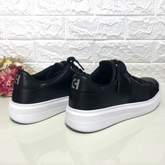 コールハーン グランド クロスコート プレミア レザーローカットスニーカー 美品の画像