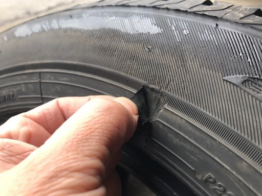 2024年製 BS 225/60R17 4本 8分山 夏タイヤのみ アルファードフォレスターなどに