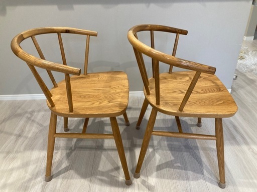 【無印良品】オーク材ダイニング5点セット（テーブル150cm＋チェア4脚）直接引取歓迎◎