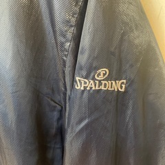 ☆SPALDING ネイビー ベンチコートサイズLLの画像