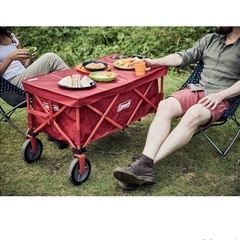 コールマン　ワゴン　テーブルの画像
