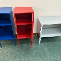 美品　カラー収納BOX 金属製　家具　インテリア　オフィス用品の画像