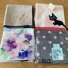 新品Francfrancハンカチ1枚100円 猫好きな方にも🐈‍⬛　 の画像