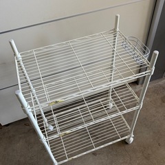 スチール棚（白）の画像