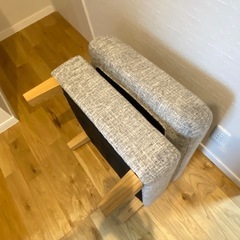 大塚家具　ソファ オットマン　イブ SD-294C」 布#FG220-17D ライトグレー色  大塚家具　　　の画像