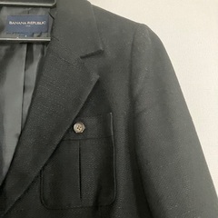 美品！　BANANA REPUBLIC ブラック テーラードジャケットの画像