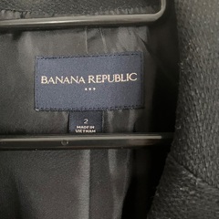 美品！　BANANA REPUBLIC ブラック テーラードジャケットの画像