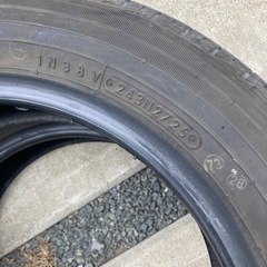 155 65 R14 ２５年製　TOYOタイヤ　ナノエナジー3  　9分山以上　4本セットの画像