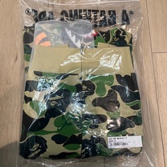 A BATHING APE x Spotify x SYNA World by CentralCee Camo Shark Full Zip Hoodie "Green"の画像
