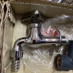 KVK カップリング付横水栓 K4  7個セット  新品未使用の画像