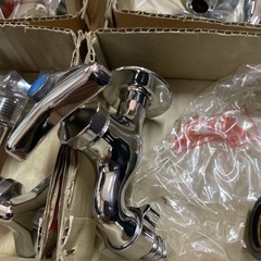 KVK カップリング付横水栓 K4  7個セット  新品未使用の画像