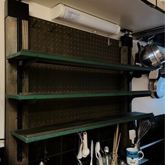 【杉並区】DIY   棚　ラブリコ　キッチン　食器棚　の画像