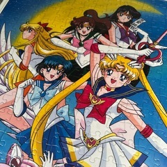 セーラームーン　ジグソーパズル　完成品の画像