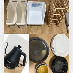 【無料】衣類・靴・食器・子ども用品・日用品まとめてお譲りします の画像