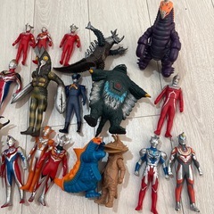 ウルトラマン　ソフビ19点　まとめての画像