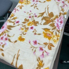 毛布　花柄　インテリア　寝具　の画像