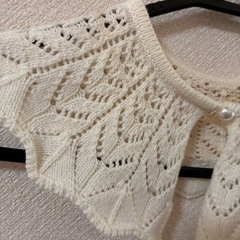 美品✨つけ襟　ホワイトの画像