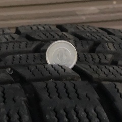 No.189スタッドレスタイヤ195/65/15  5H PCD100 アルミホイール付4本セットの画像