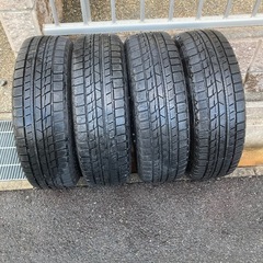 185/65R/15 アルミホイール+スタッドレスタイヤ4本の画像