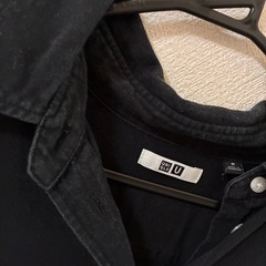 UNIQLOユニクロ　長袖シャツワンピース　Mサイズの画像